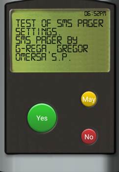 Sms Pager By G Rega